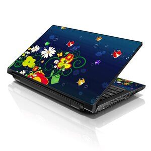 LSS 15.6 & 17.3 Inches Laptop Notebook Skin Sticker Decal - Ocean Fish